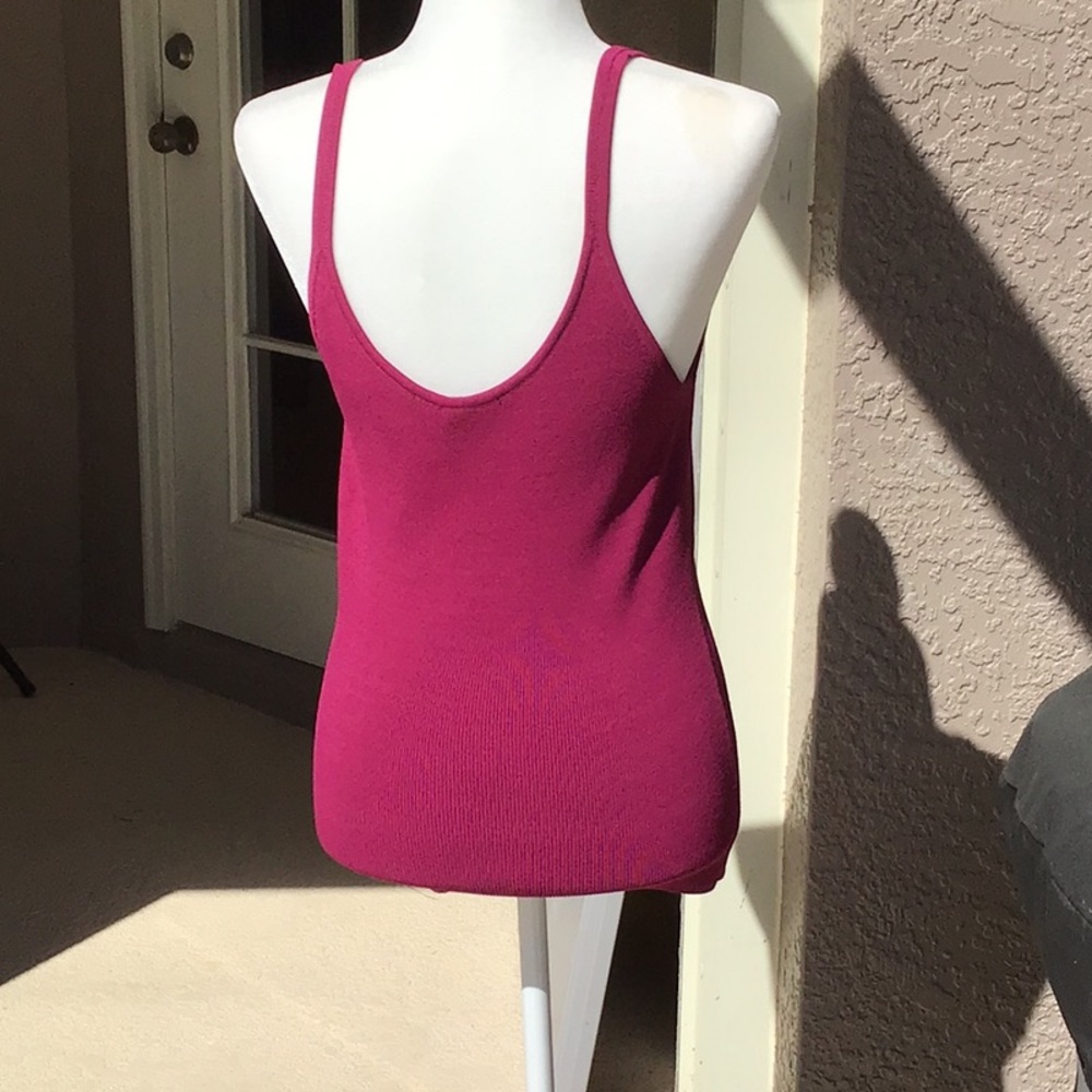 WHBM dressy tank camisole in magenta - Picture 2 of 4